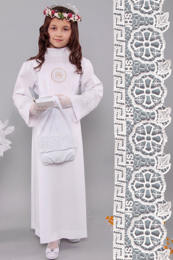 Communion Alba with guipure 8a/UK-Z1 - obraz 1