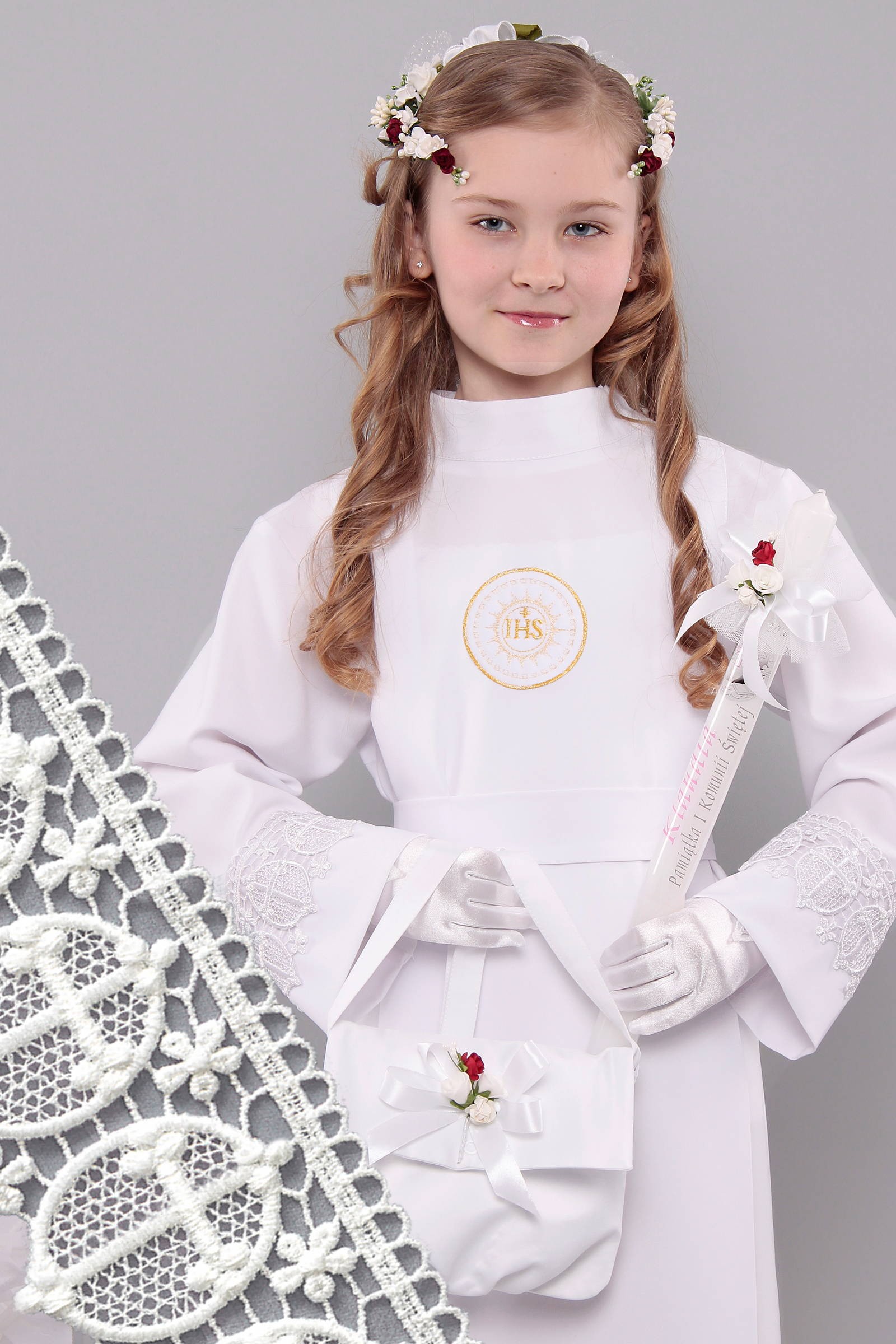 Communion Alba with guipure 8a/UK-Z2 - obraz 0