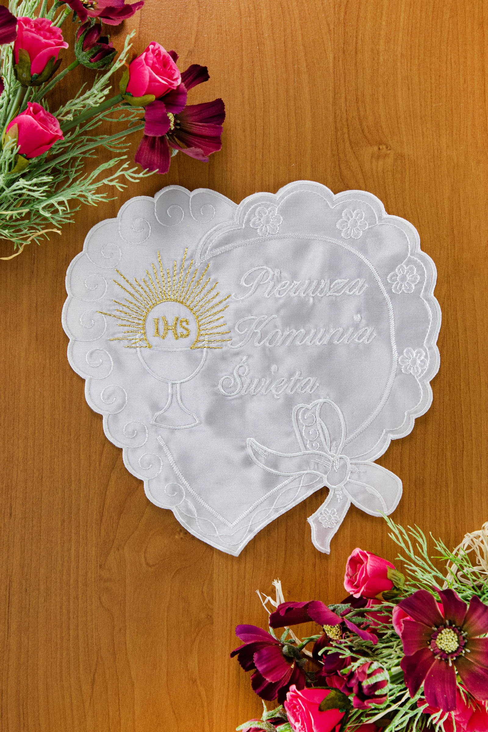 Embroidered communion handkerchief UK-CH1 Embroidered communion handkerchief UK-CH1 - obraz 0
