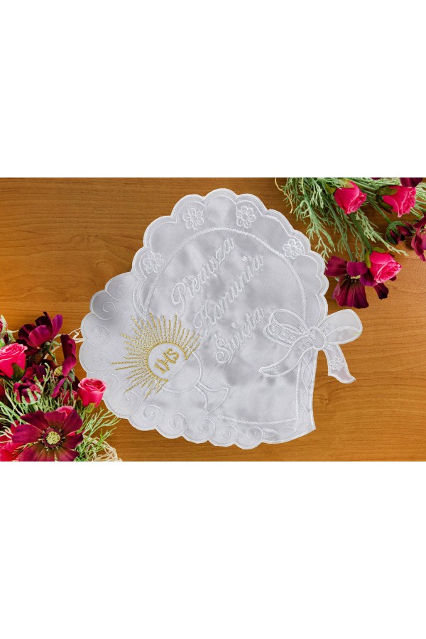 Embroidered communion handkerchief UK-CH1 - obraz 1