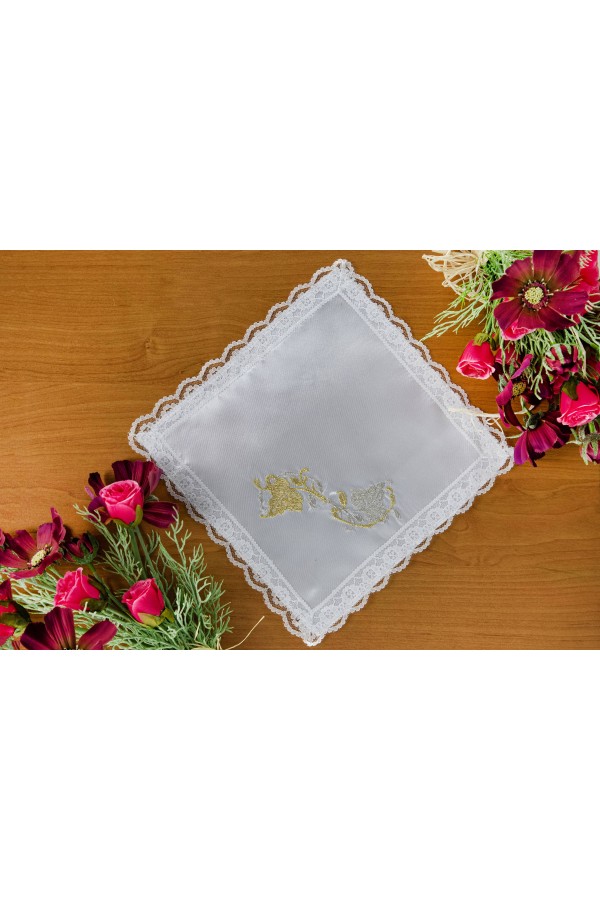 Embroidered communion handkerchief UK-CH10 Embroidered communion handkerchief UK-CH10 - obraz 1