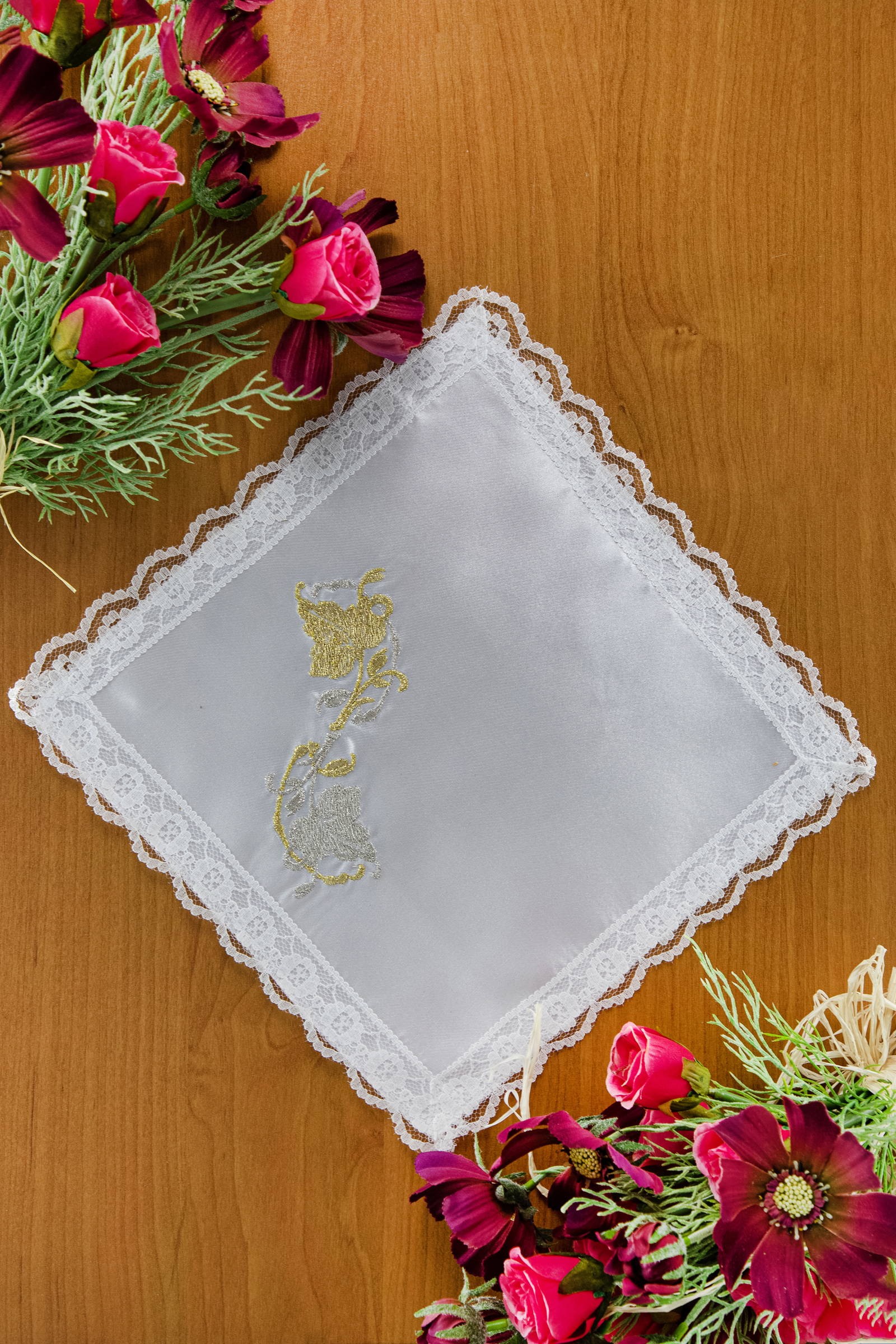 Embroidered communion handkerchief UK-CH10 Embroidered communion handkerchief UK-CH10 - obraz 0