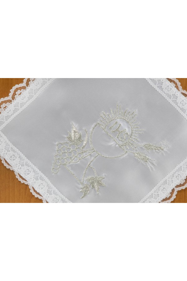Embroidered communion handkerchief UK-CH11 Embroidered communion handkerchief UK-CH11 - obraz 2