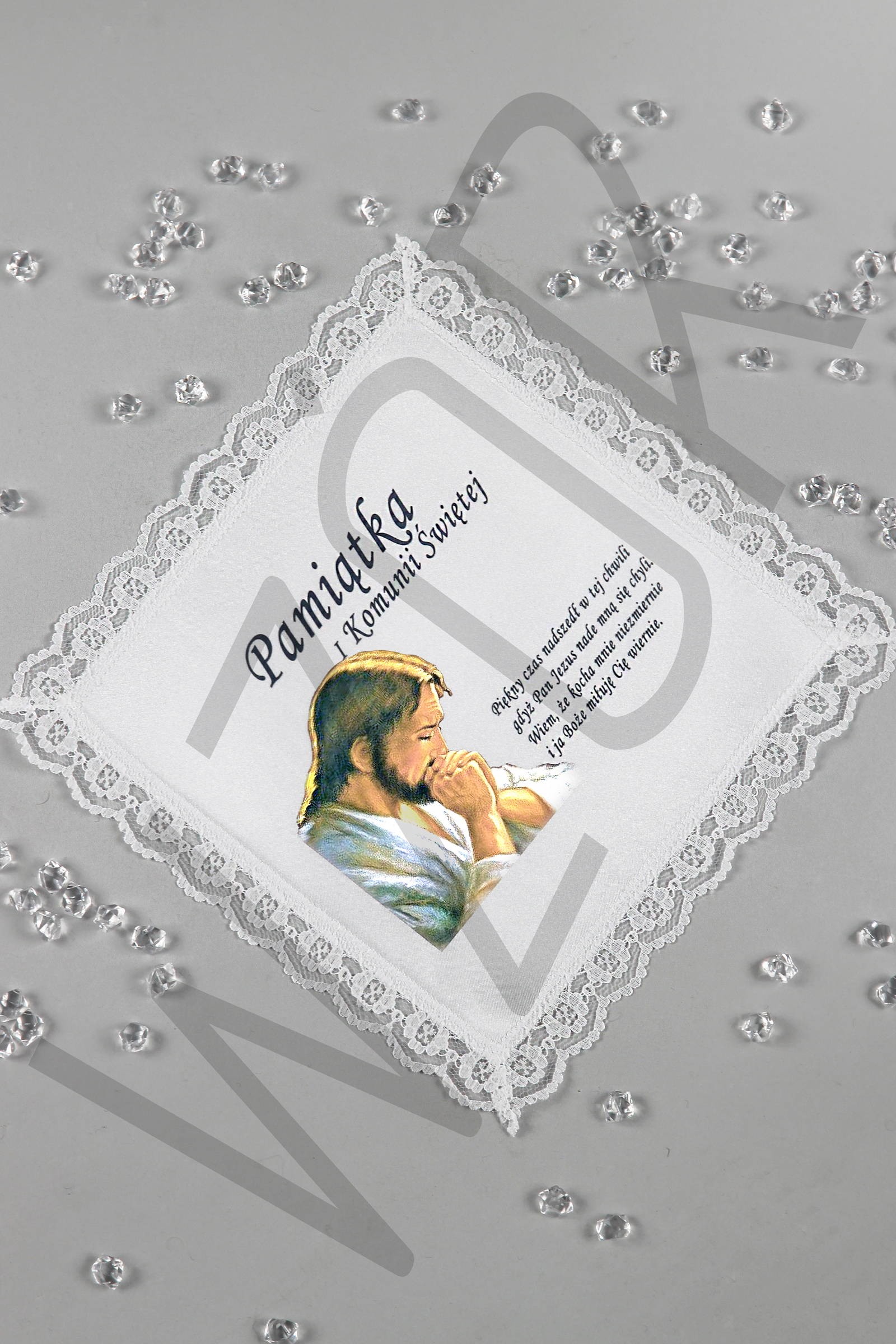 Communion handkerchief with graphic UK-CHG 3 Communion handkerchief with graphic UK-CHG 3 - obraz 1