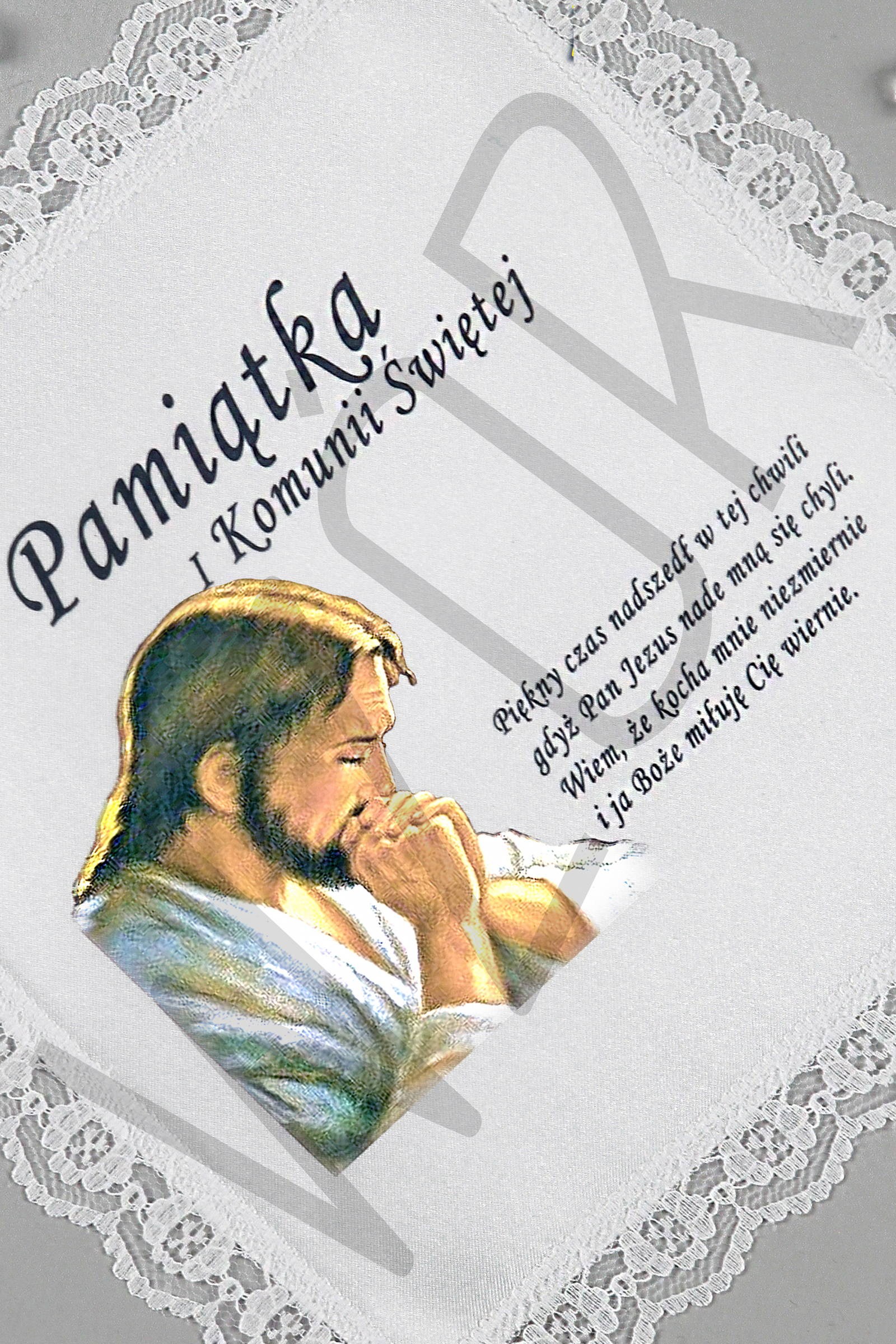 Communion handkerchief with graphic UK-CHG 3 Communion handkerchief with graphic UK-CHG 3 - obraz 0