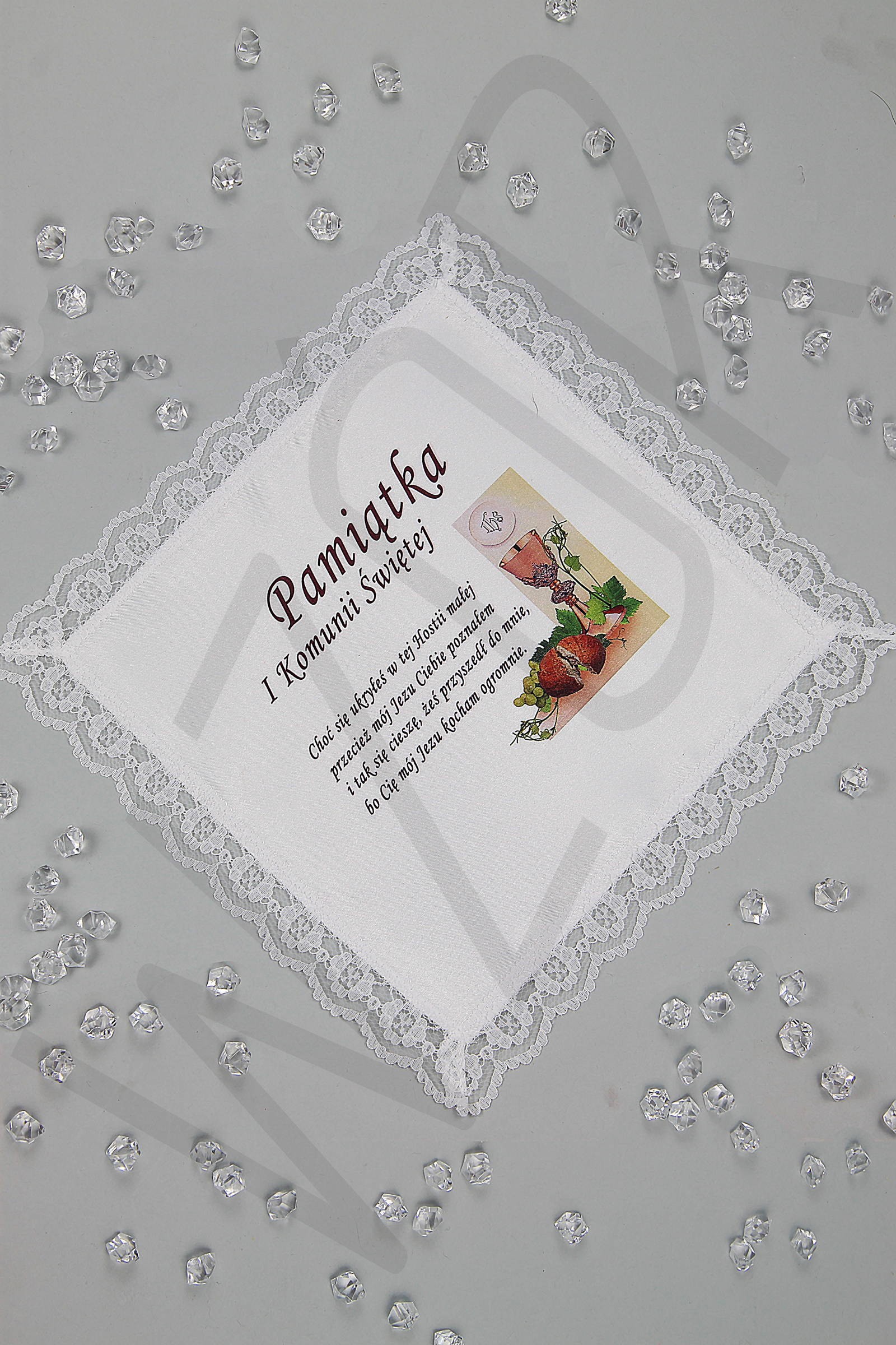 Communion handkerchief with graphic UK-CHG 5 Communion handkerchief with graphic UK-CHG 5 - obraz 1