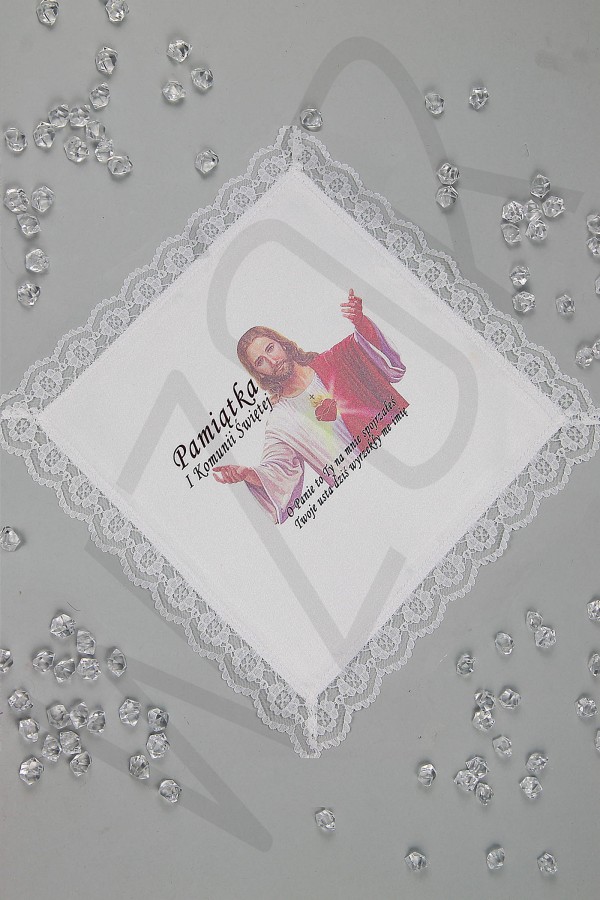 Communion handkerchief with graphic UK-CHG 8 Communion handkerchief with graphic UK-CHG 8 - obraz 1
