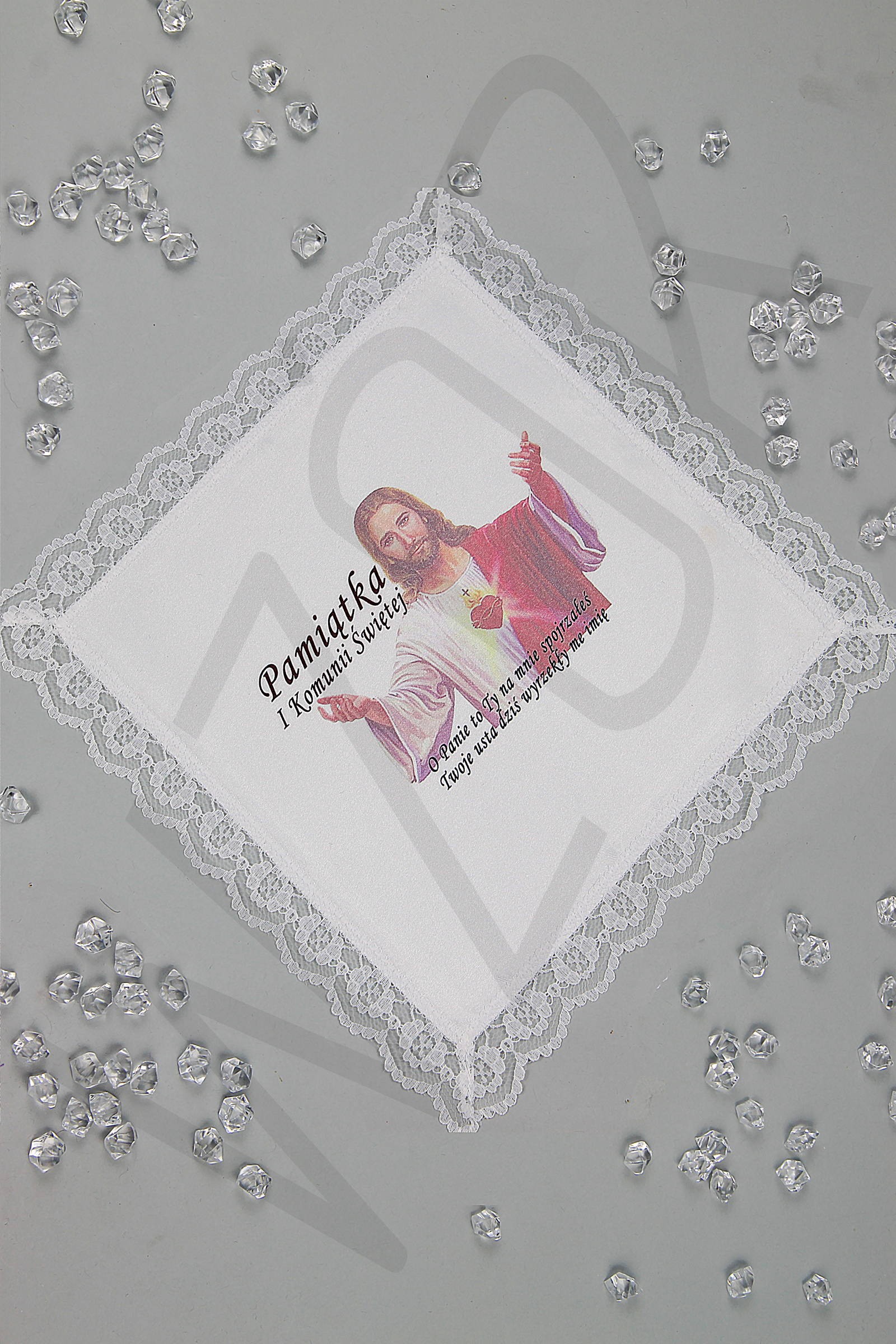 Communion handkerchief with graphic UK-CHG 8 Communion handkerchief with graphic UK-CHG 8 - obraz 1