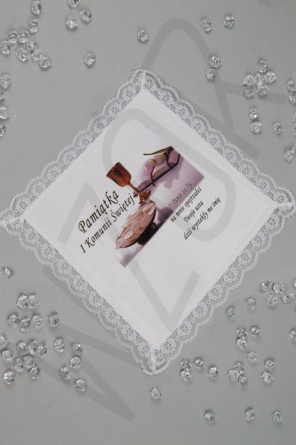 Communion handkerchief with graphic UK-CHG 9 Communion handkerchief with graphic UK-CHG 9 - obraz 1