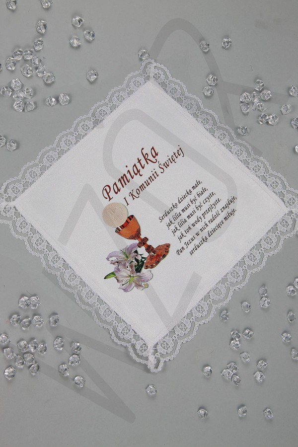 Communion handkerchief with graphic UK-CHG 6 Communion handkerchief with graphic UK-CHG 6 - obraz 1