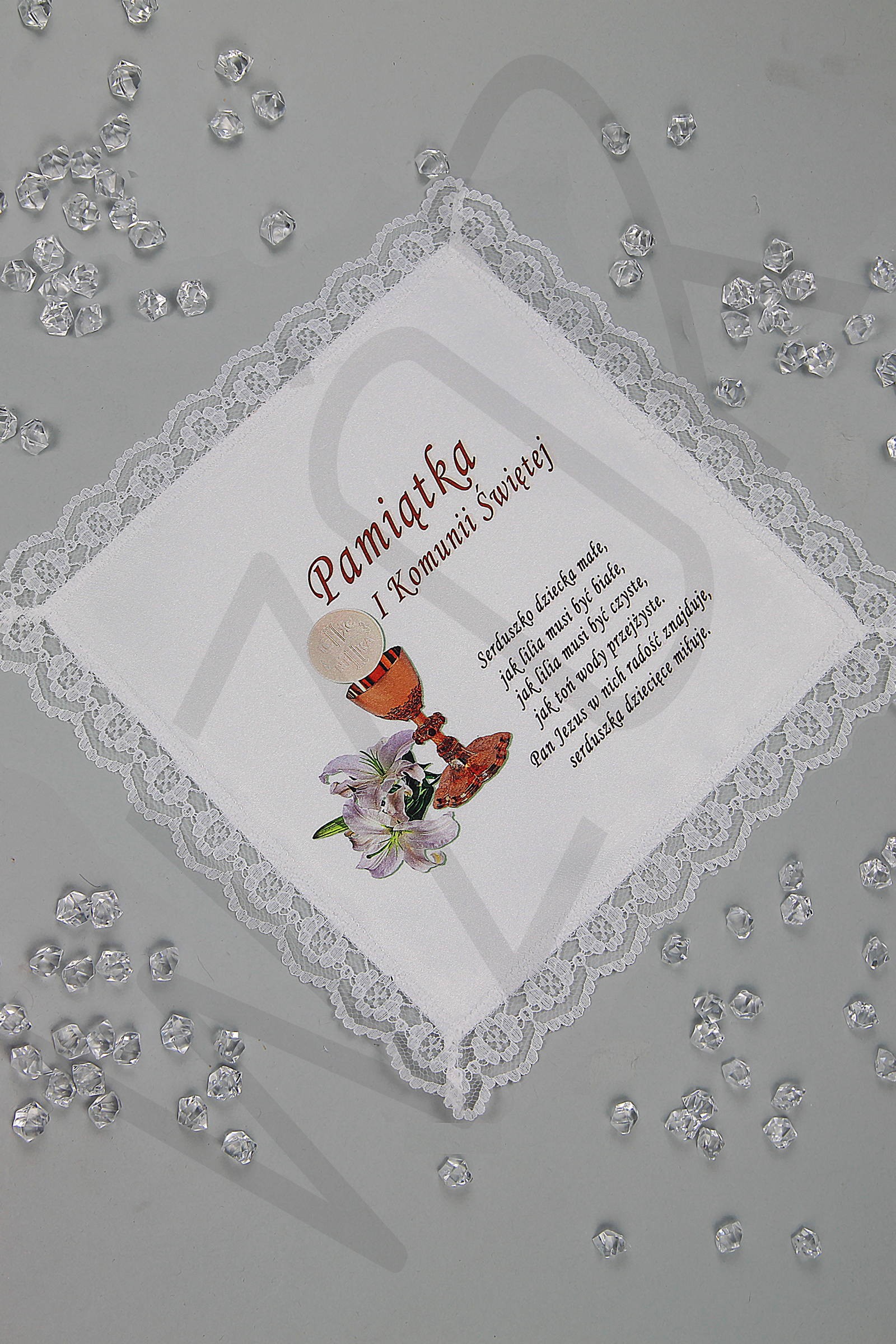 Communion handkerchief with graphic UK-CHG 6 Communion handkerchief with graphic UK-CHG 6 - obraz 1