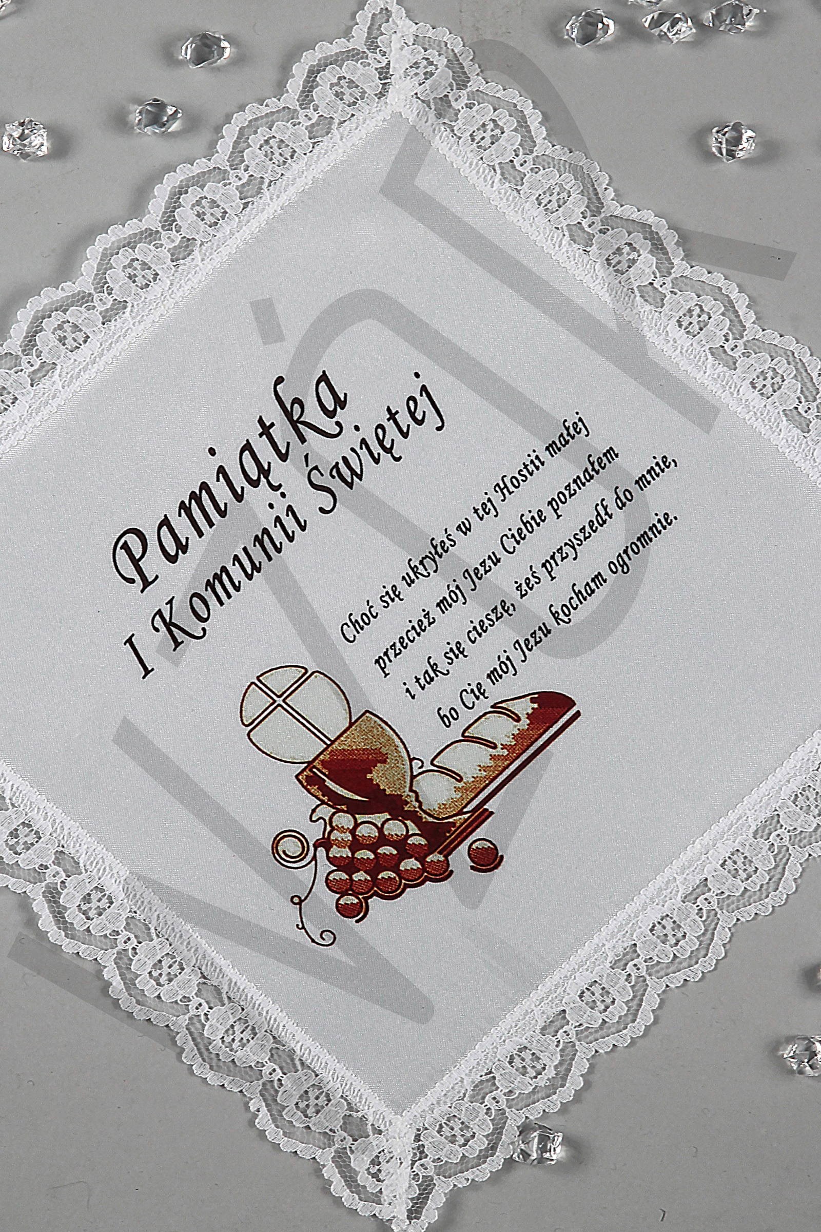 Communion handkerchief with graphic UK-CHG 4 Communion handkerchief with graphic UK-CHG 4 - obraz 0