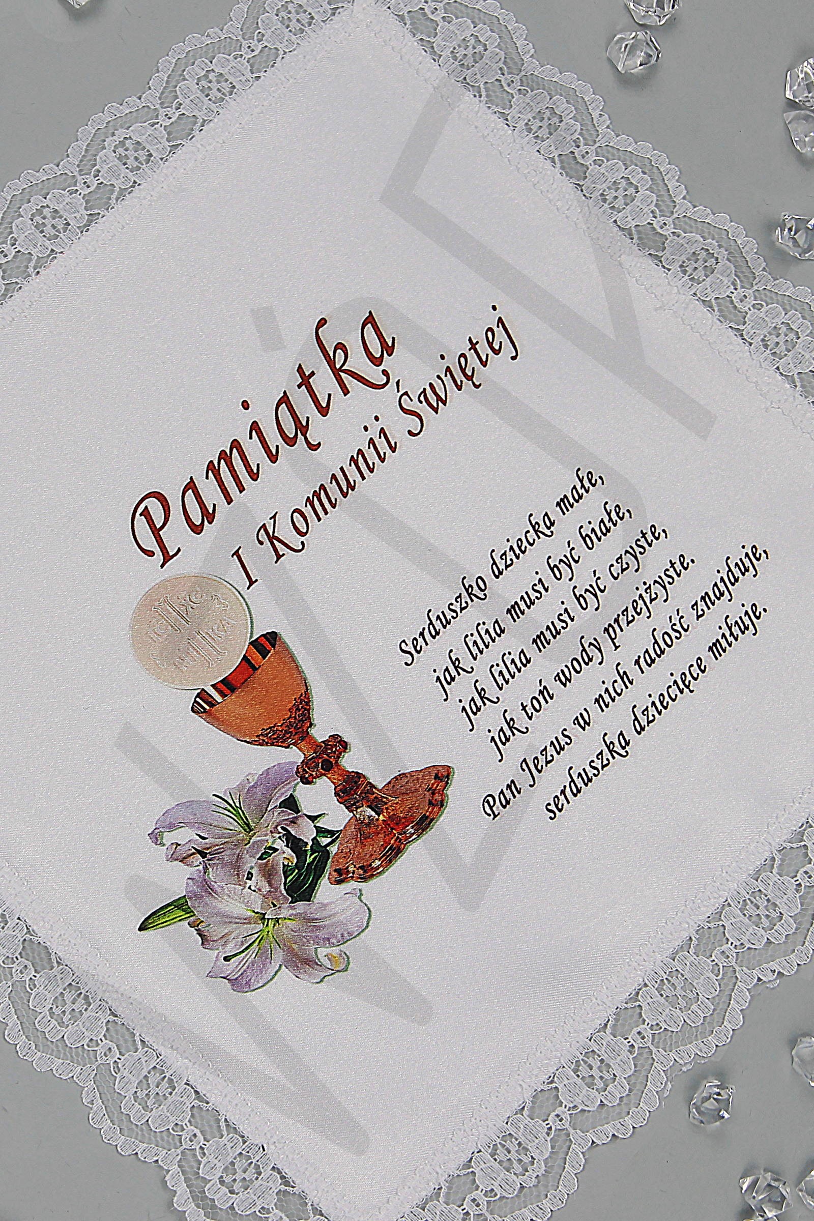 Communion handkerchief with graphic UK-CHG 6 Communion handkerchief with graphic UK-CHG 6 - obraz 0