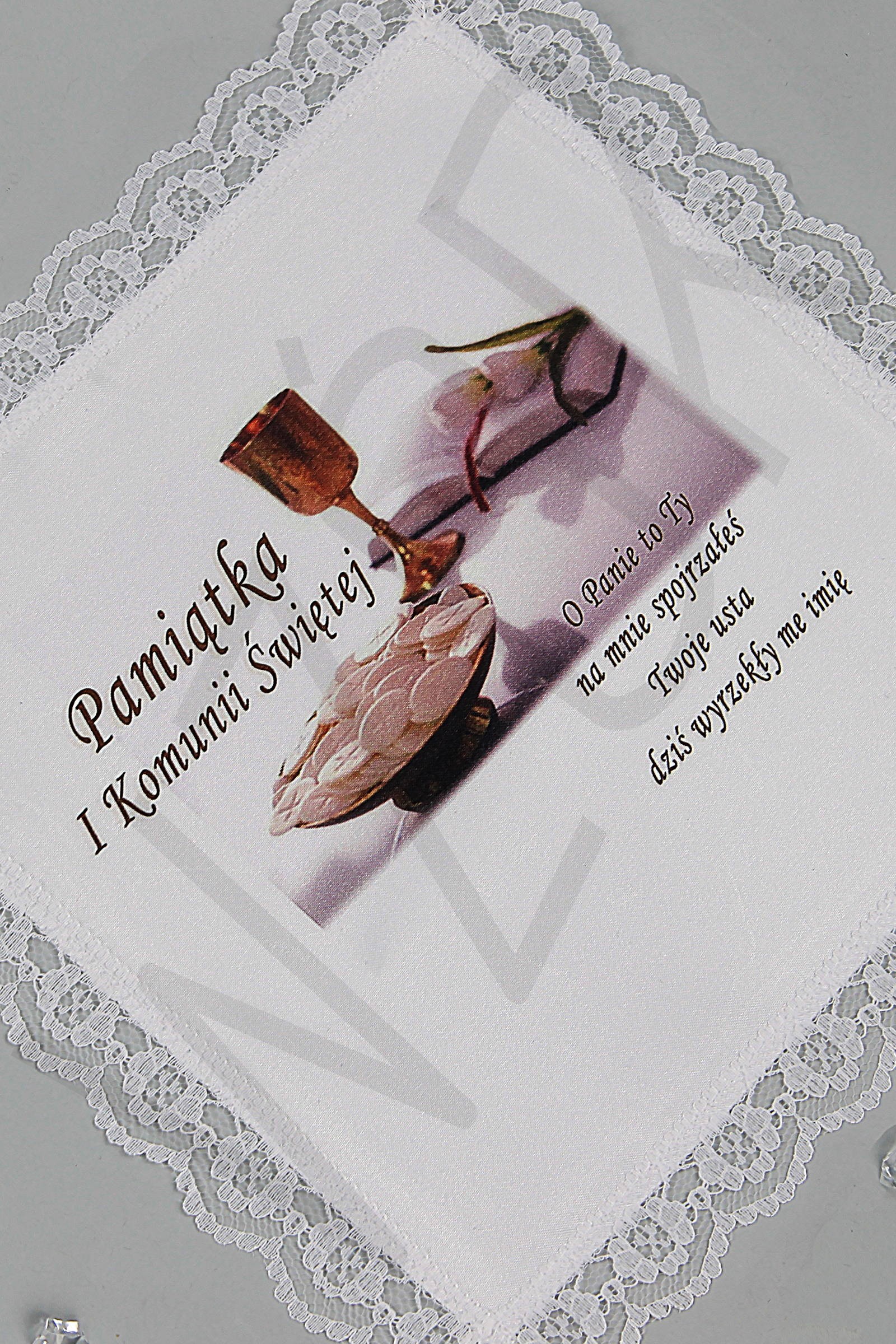 Communion handkerchief with graphic UK-CHG 9 Communion handkerchief with graphic UK-CHG 9 - obraz 0