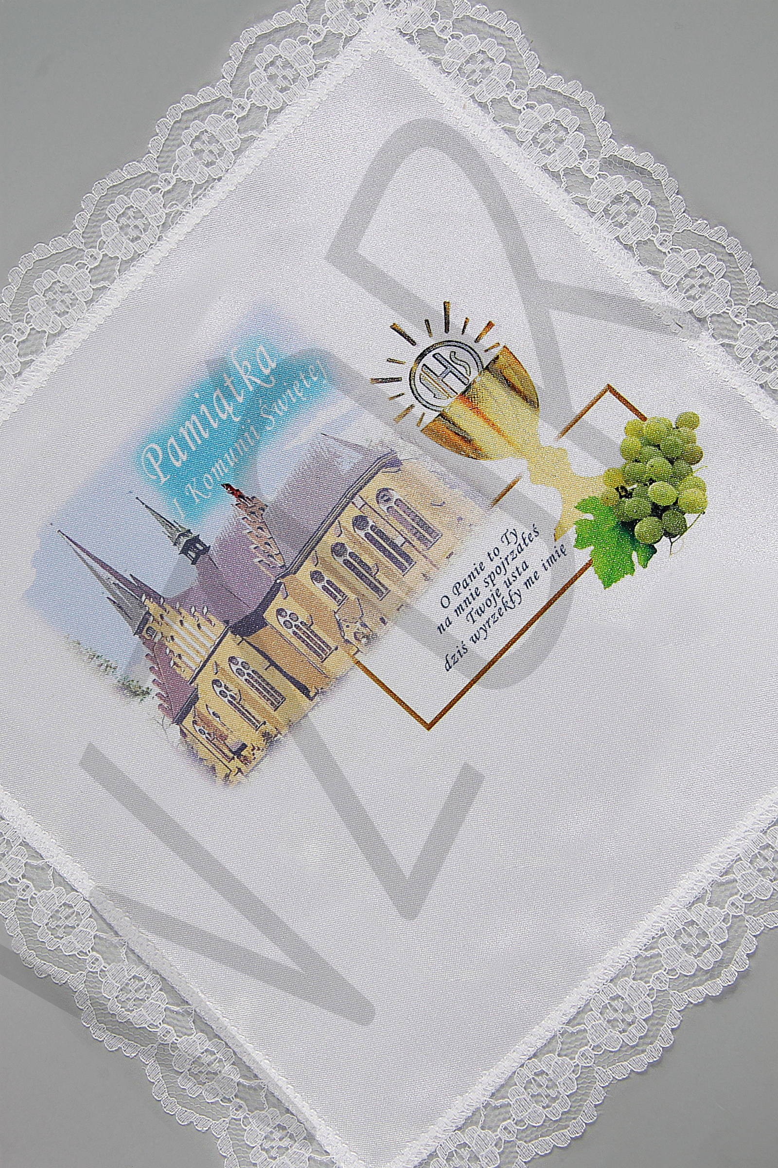 Communion handkerchief with graphic UK-CHG 11 Communion handkerchief with graphic UK-CHG 11 - obraz 0