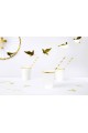 Communion decorations - white and gold straws - obraz 6