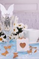 Communion table decorations - confetti golden butterflies - obraz 3