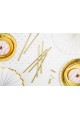 Communion decorations - golden straws - obraz 3