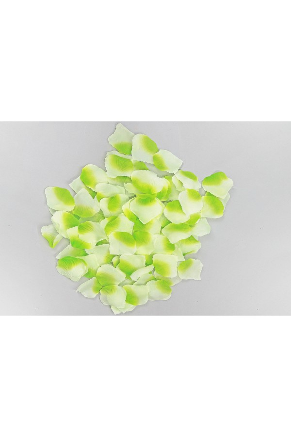 Communion table decorations - green rose petals - obraz 1