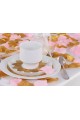 Communion table decorations - set of gold and pink rose petals - obraz 1