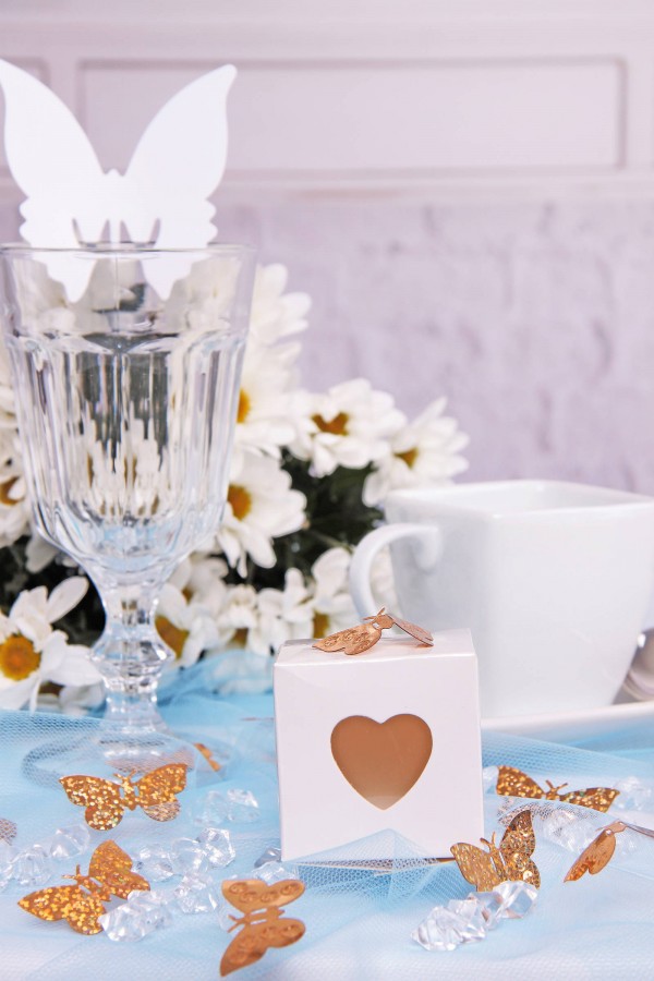 Surprise communion boxes for guests - heart - obraz 1