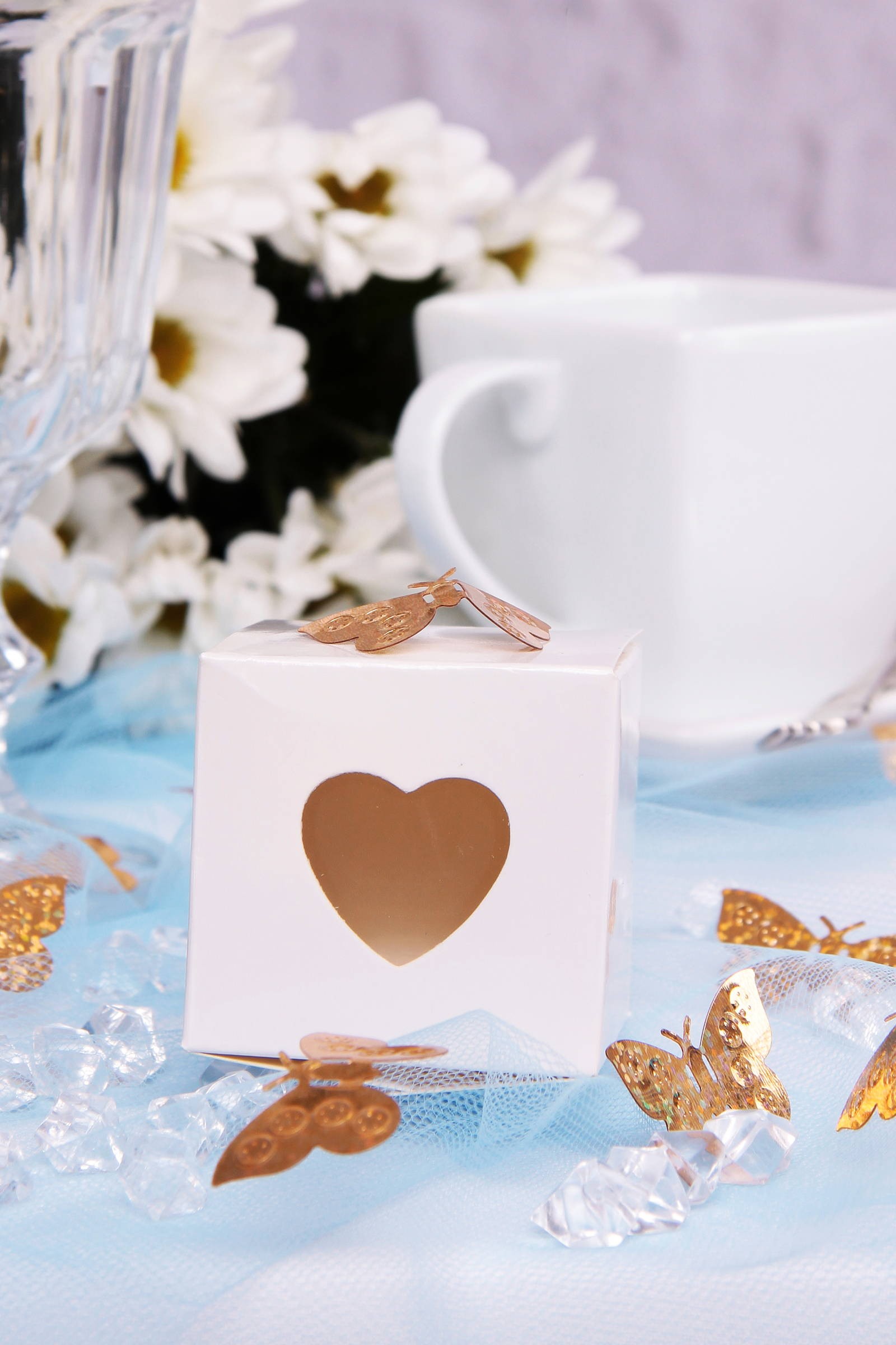 Surprise communion boxes for guests - heart - obraz 0