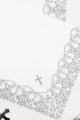 Communion napkins 7 - silver lace motif - obraz 2