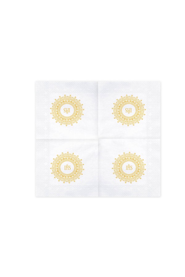 Communion napkins 5 - rosette motif - obraz 3