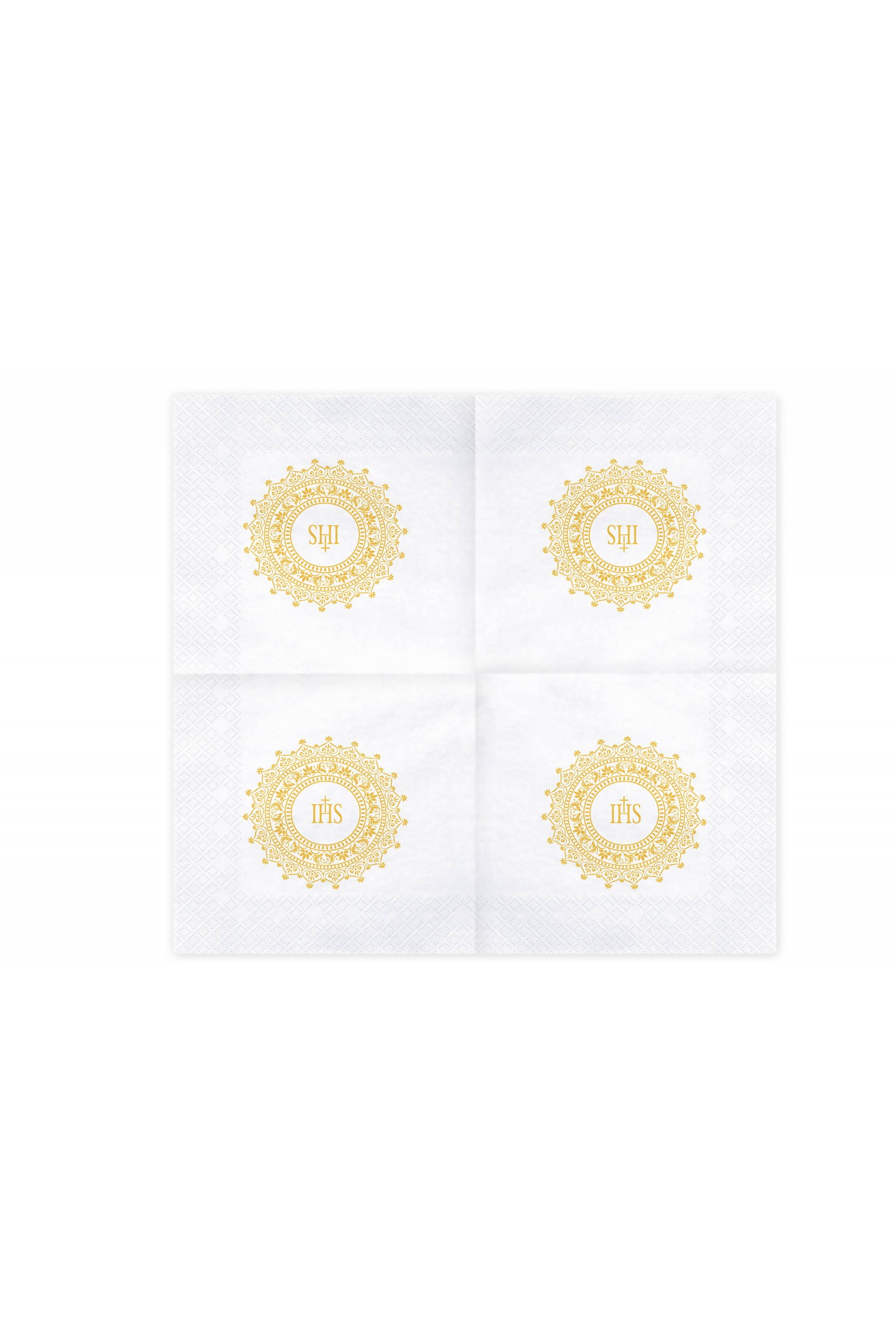 Communion napkins 5 - rosette motif - obraz 3