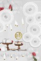 Communion decorations - white rosettes - set - obraz 1