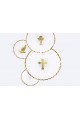Communion decorations - rosettes with gold border - set - obraz 6