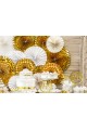 Communion decorations - golden rosettes - set - obraz 3