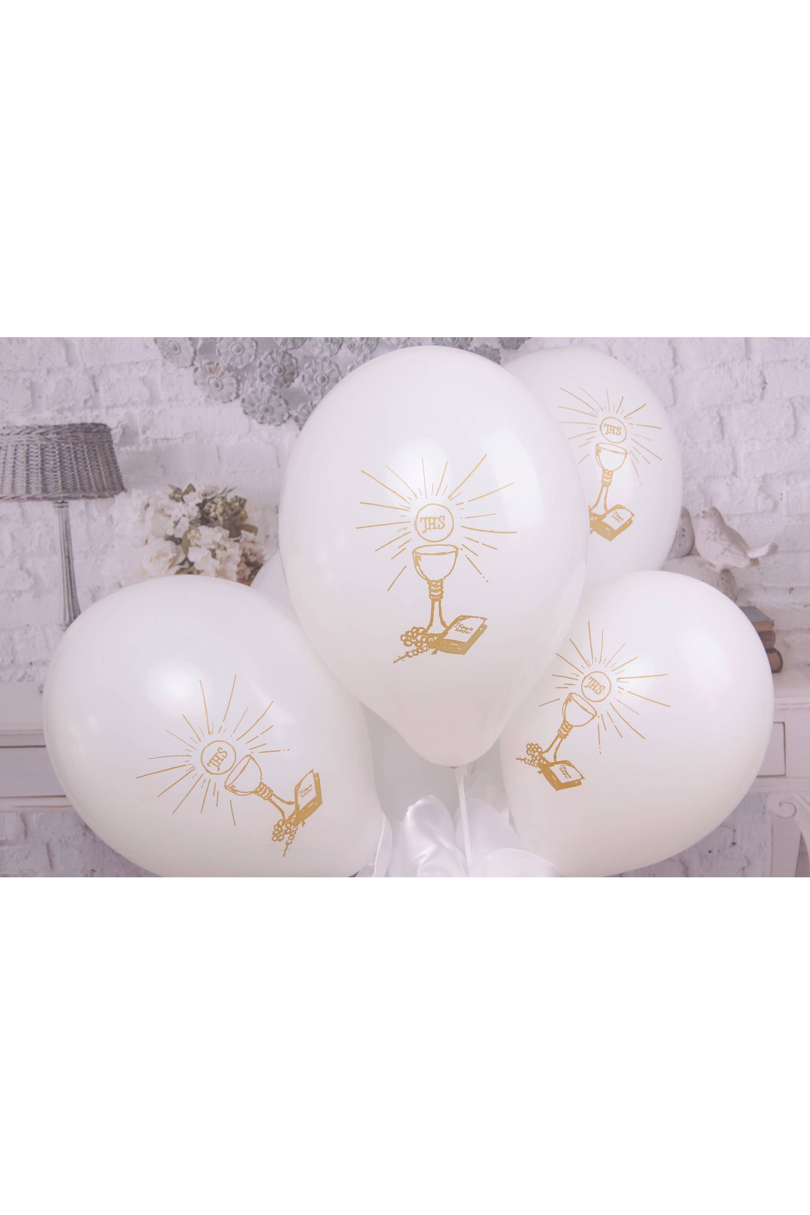 Communion balloons - white - obraz 2