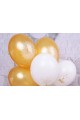 Communion balloons - white and gold - obraz 0