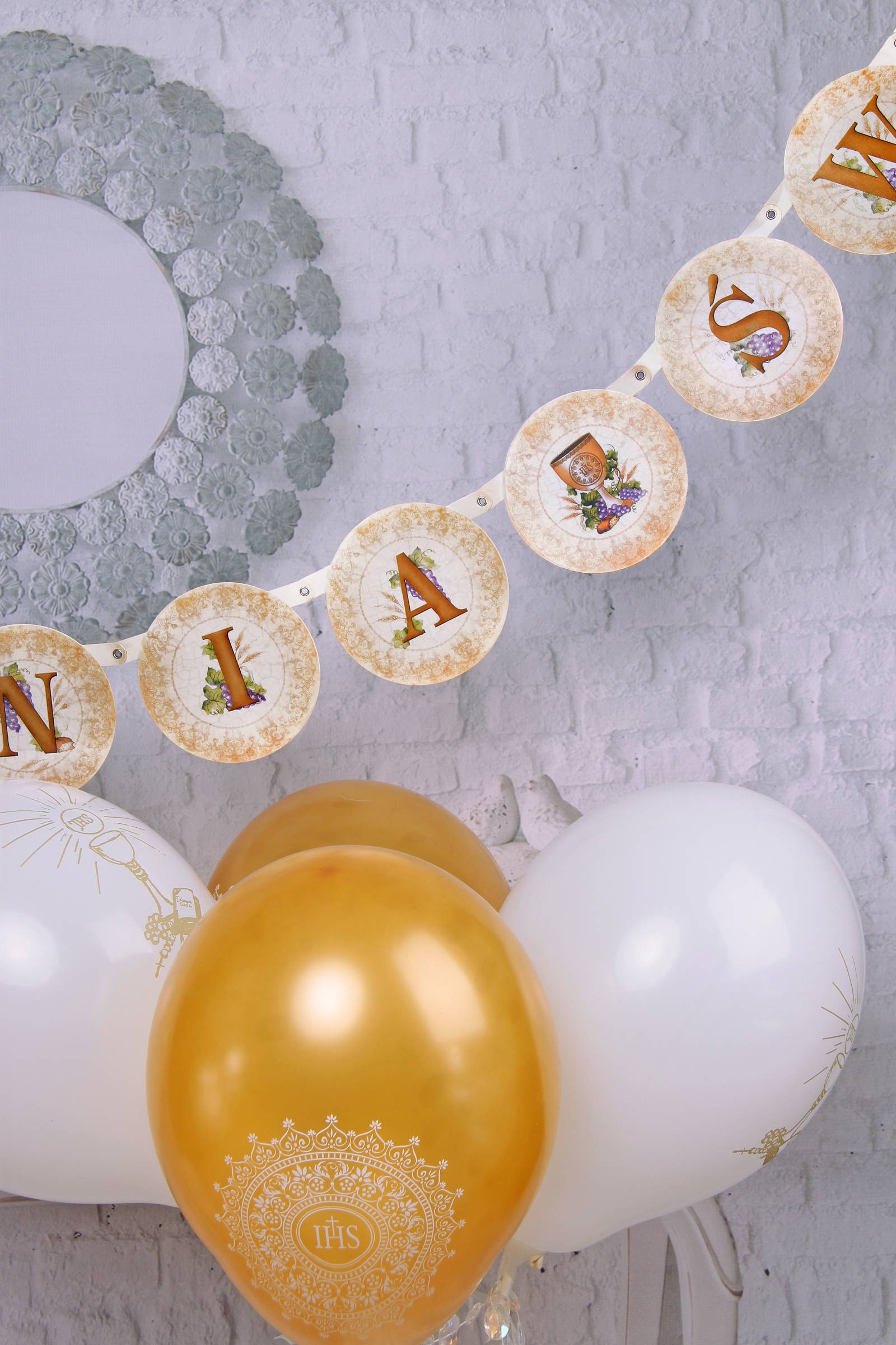 Communion banner - gold - obraz 0