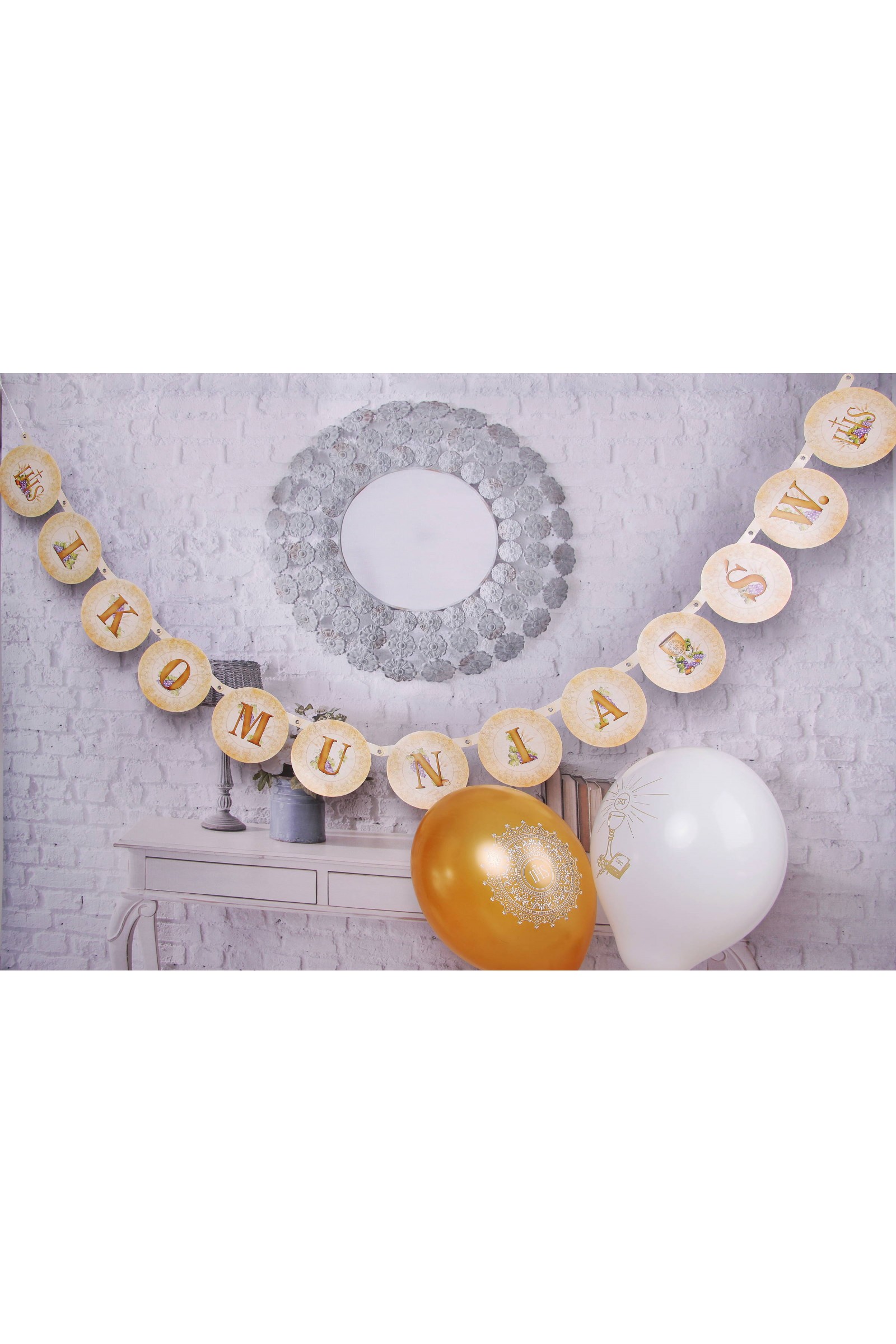 Communion banner - gold - obraz 1