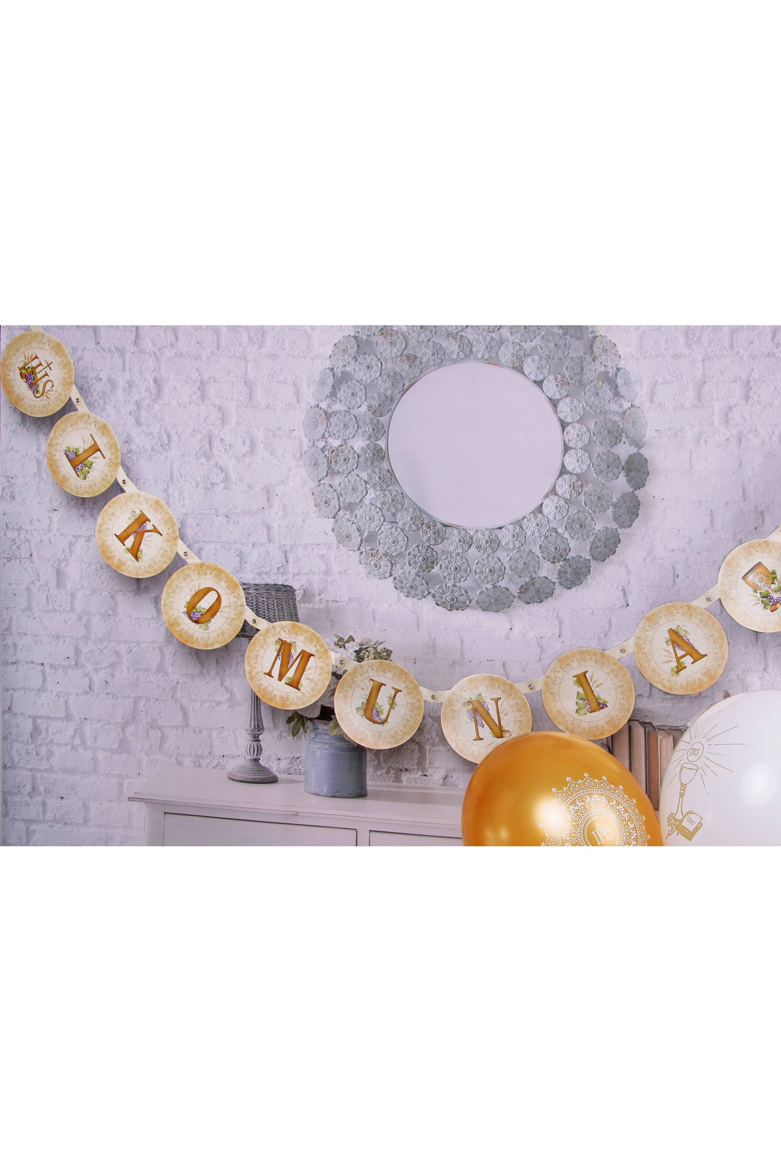 Communion banner - gold - obraz 2
