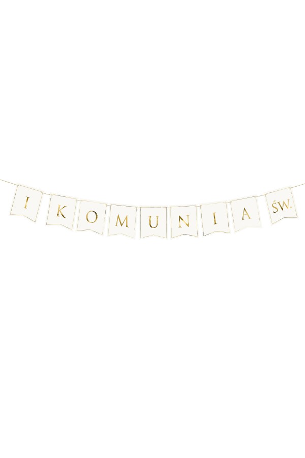Communion garland - golden letters - obraz 4