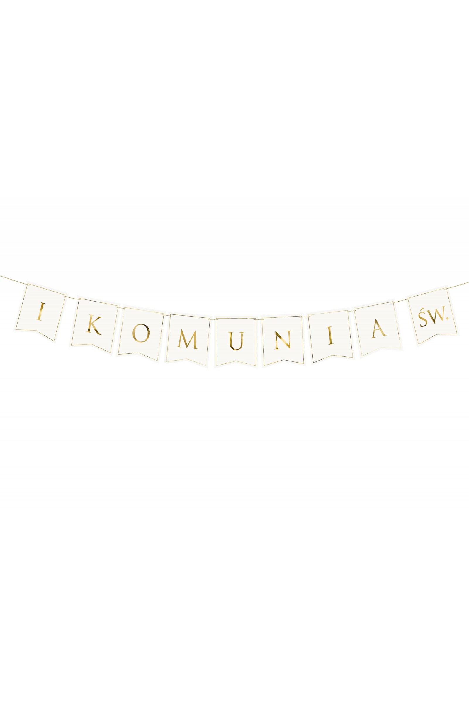Communion garland - golden letters - obraz 4