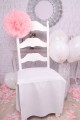 Communion chair ornament made of paper - pink - obraz 1
