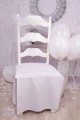 Communion chair tulle ornament - white - obraz 1