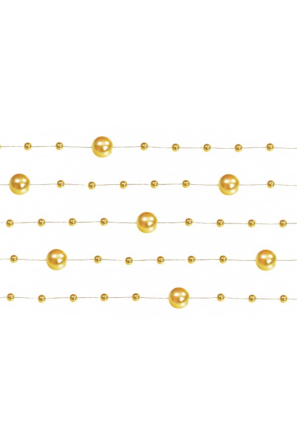 Gold pearl in communion garland Gold pearl in communion garland - obraz 4