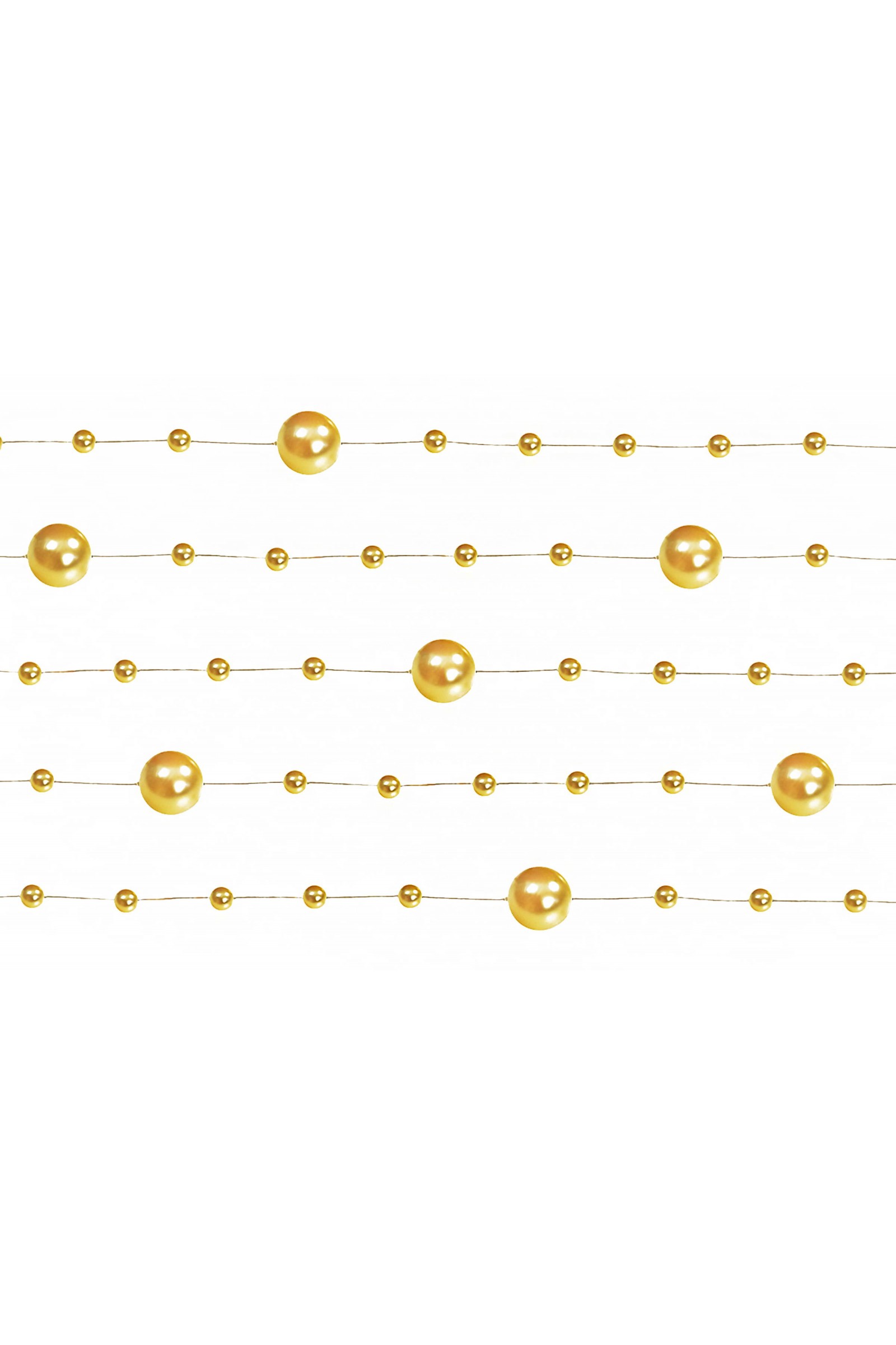 Gold pearl in communion garland Gold pearl in communion garland - obraz 4