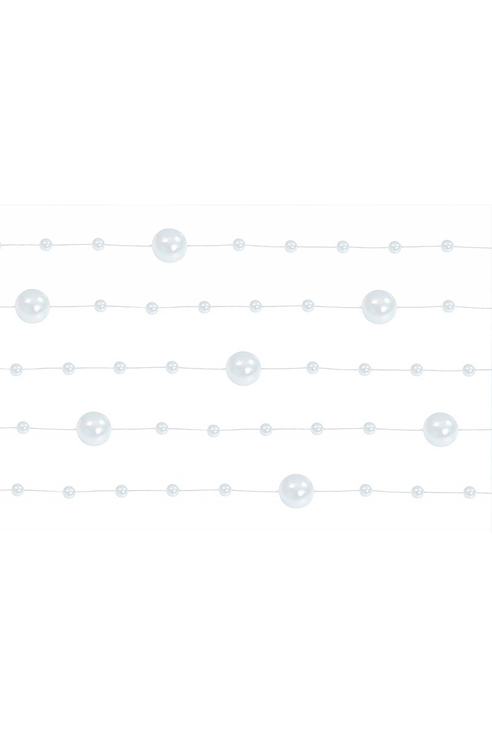 White pearl in communion garland White pearl in communion garland - obraz 4
