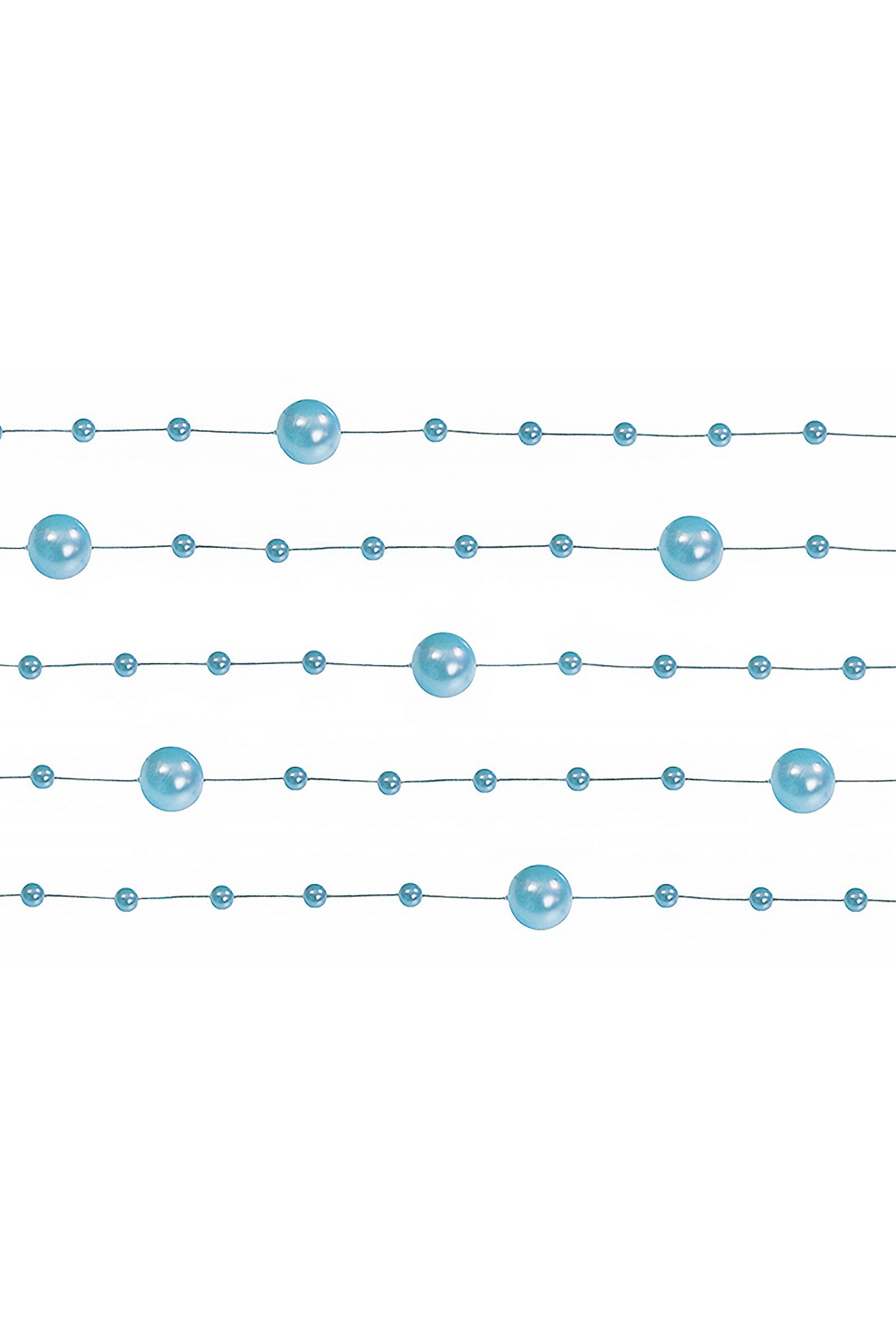 Blue pearl in communion garland - obraz 3