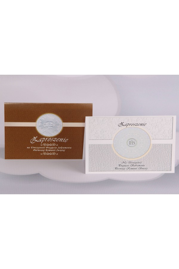 Personalized popular communion invitations - Host 1 (a,b) - obraz 1