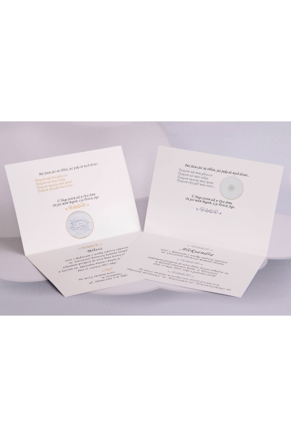 Personalized popular communion invitations - Host 1 (a,b) - obraz 3