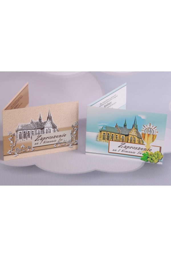 Personalized communion invitations popular - Church (1,2) - obraz 1