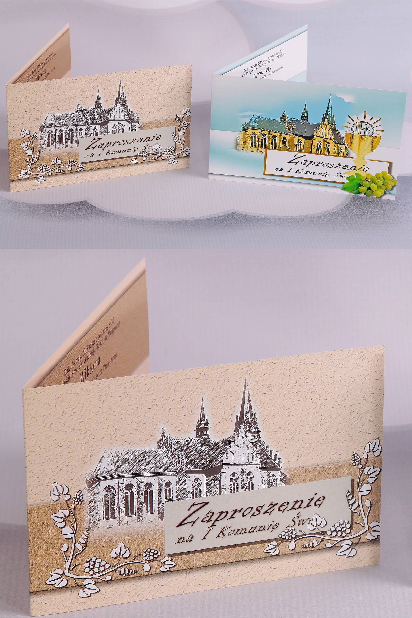 Personalized communion invitations popular - Church (1,2) - obraz 0