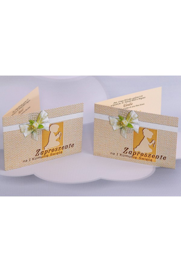 Personalized popular communion invitations - Canvas 1 (a,c) - obraz 1